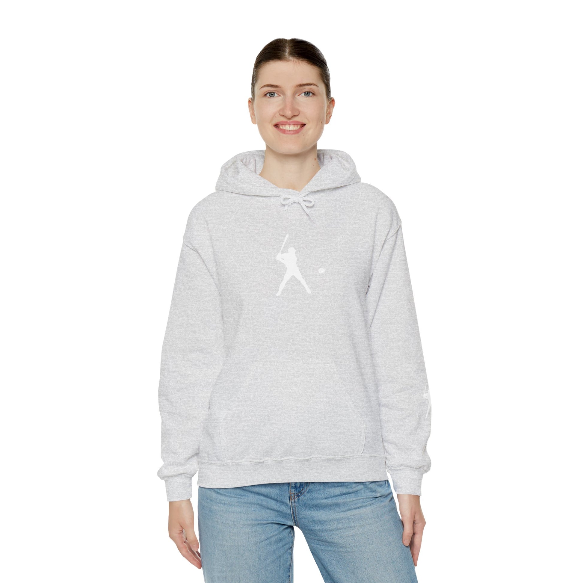 Sporty Unisex Baseball Hooded Sweatshirt, Casual Hoodie for Athletes, Perfect for Gifts, Comfy Streetwear, Ideal for Sports Events, Personal Use - TRV