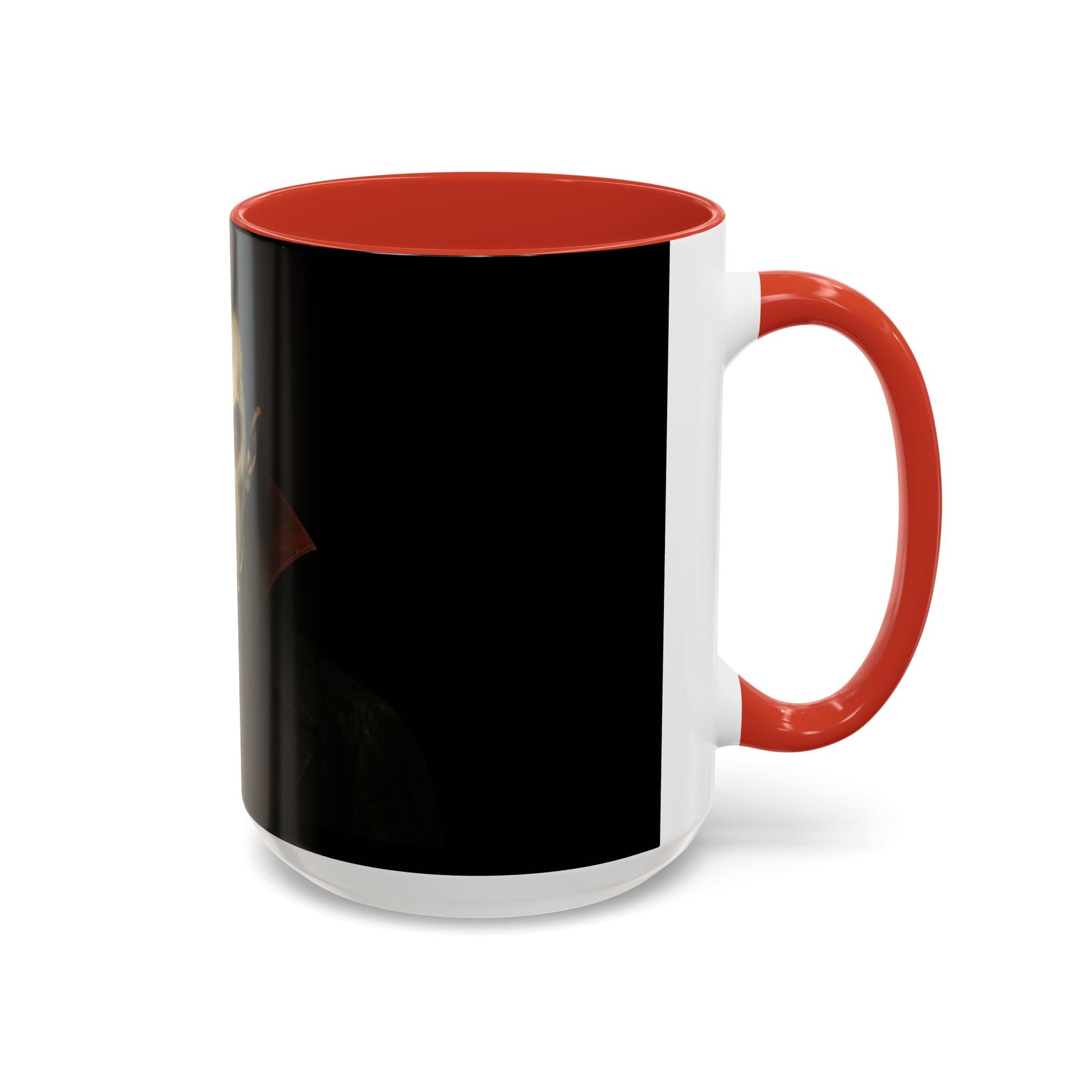 Gothic Dracula Vampire Accent Coffee Mug | Spooky Halloween Gift, Unique Home Decor, Collector's Mug, Coffee Lover's Gift - TRV