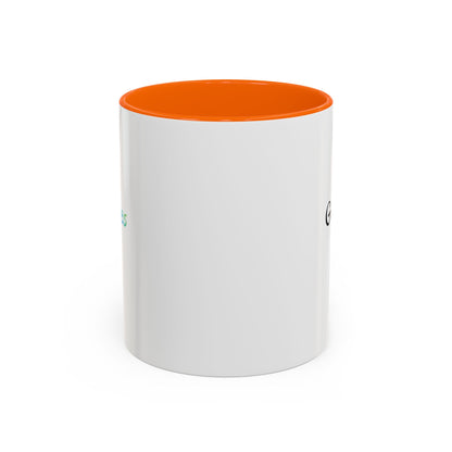 Printify Good Vibes Only accent coffee mug with positive morning inspirational message and modern design.