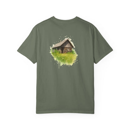 Nature-Inspired Unisex Garment-Dyed T-Shirt, Eco-Friendly Tee, Summer Casual Wear, Gift for Nature Lovers, Relaxed Fit T-Shirt - TRV