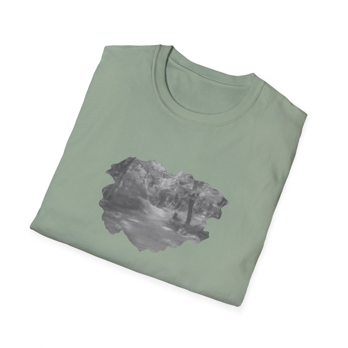 Serene Nature Landscape T-Shirt - Comfortable Unisex Tee, Outdoor Adventures, Nature Lover Gift, Casual Wear, Stylish Spring Top - TRV