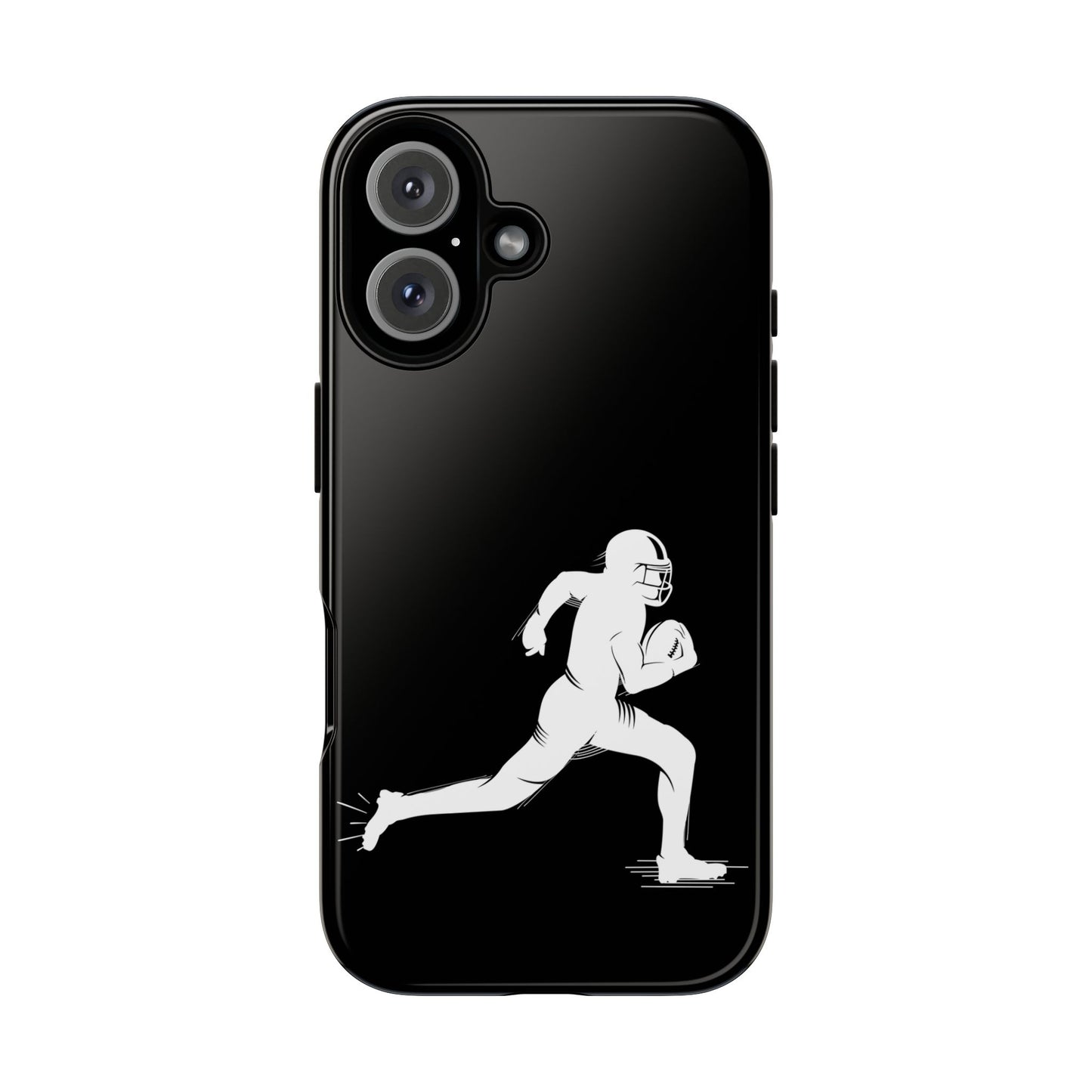 Football Player Phone Case, Tough Cases, Sports Phone Cover, Gift for Athletes, iPhone & Samsung Accessories, Running Player Design - TRV