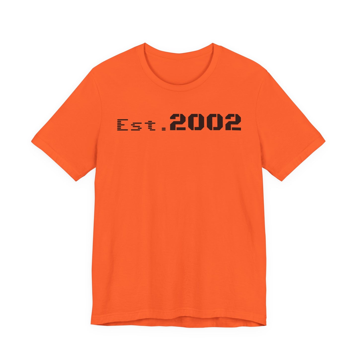 Established 2002 Unisex Tee, Vintage Style T-Shirt, Year Established Shirt, Retro Graphic Tee, Customizable Gift Idea