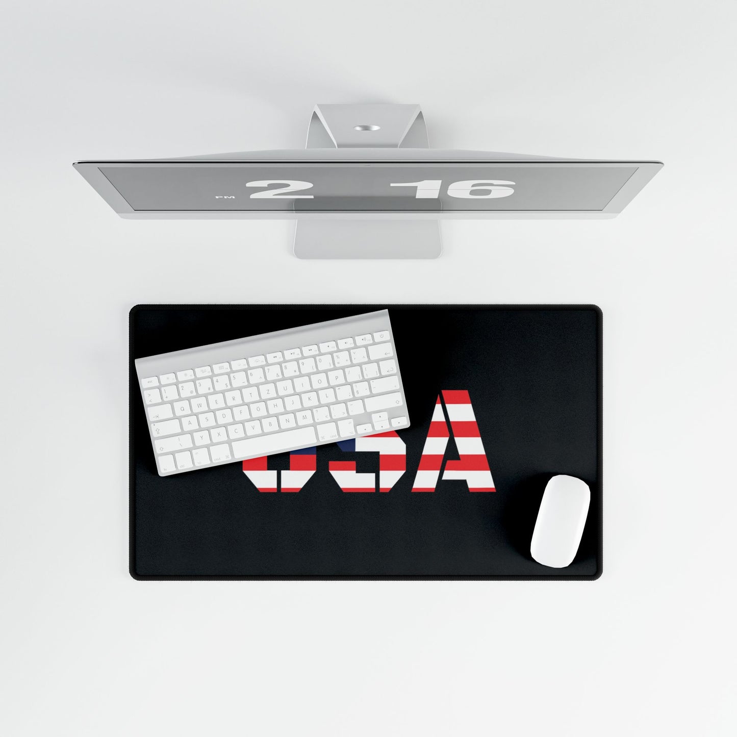 Patriotic Desk Mat | Desk Accessories for Home Office, USA Pride, Gamer Gear, Workstation Decor, Unique Gifts