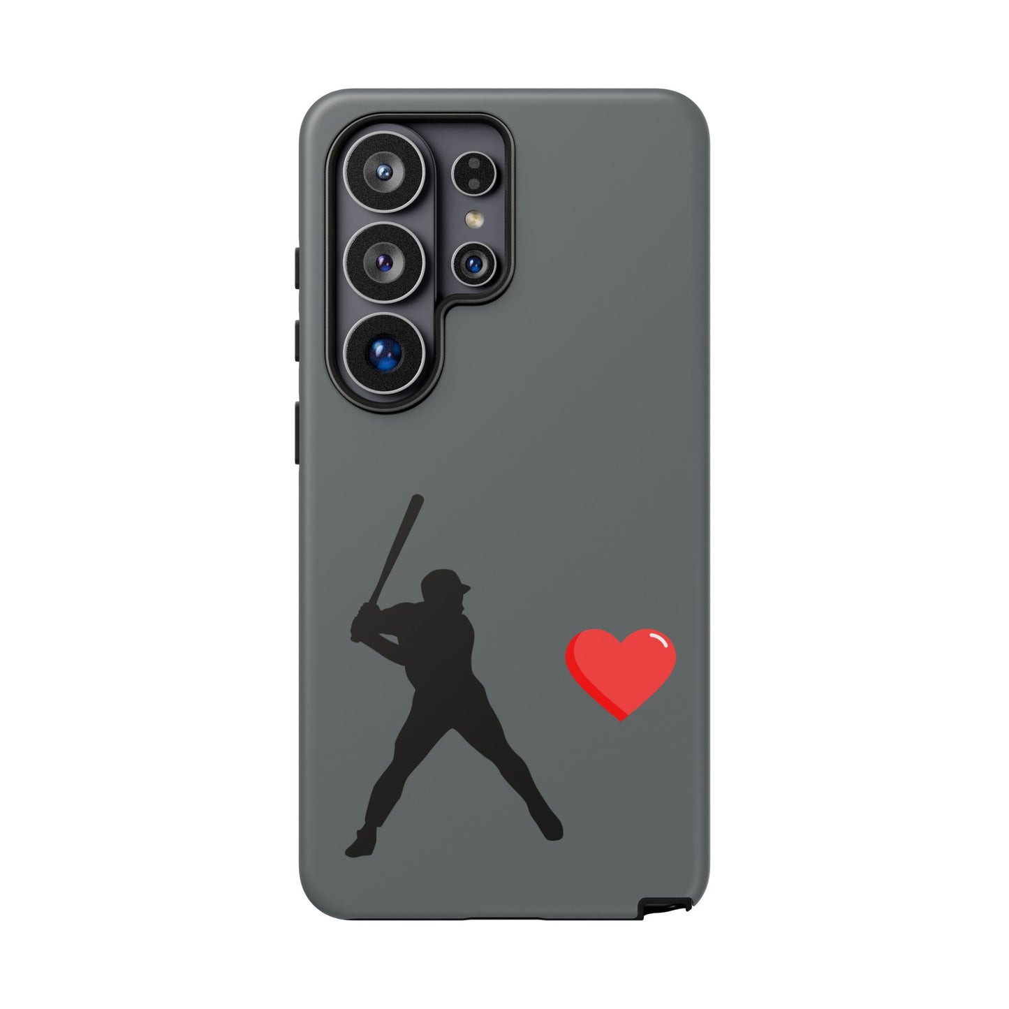 Printify Baseball Love phone case featuring sports-themed design, durable protective cover for sports enthusiasts.