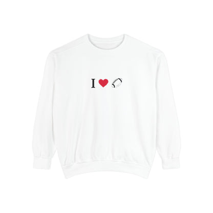 Unisex Sweatshirt, I love Football, Cozy, Perfect for Everyday Wear, Gift Idea for Friends, Couples, and Special Occasions - TRV