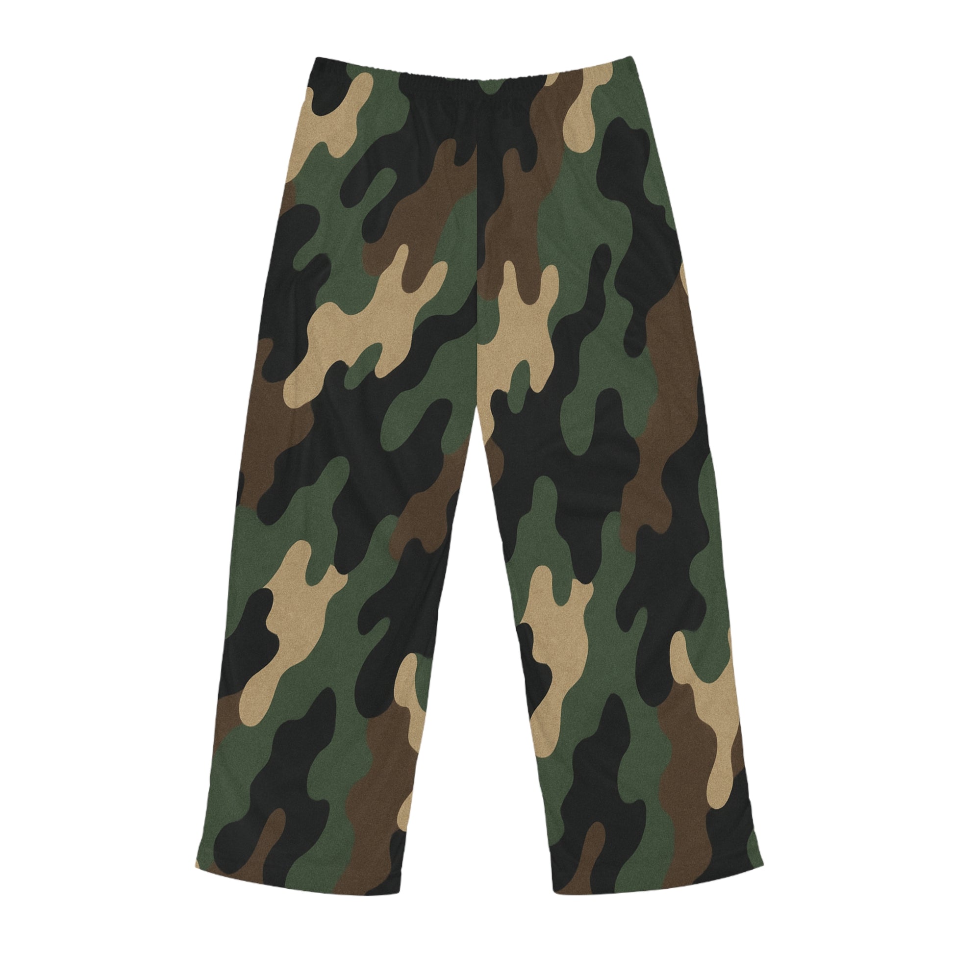 Camouflage Men's Pajama Pants, Cozy Sleepwear for Men, Relaxation Pants, Perfect Gift for Him, Casual Loungewear - TRV