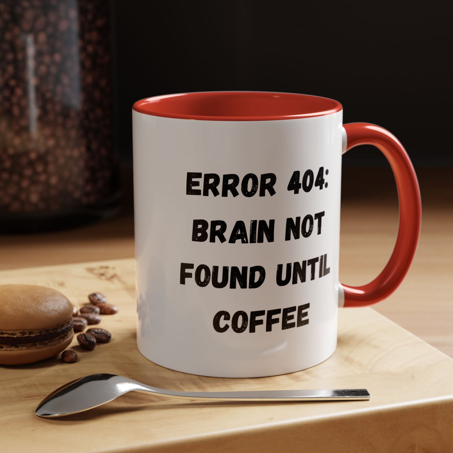Error 404 Coffee Mug - Perfect for Your Daily Brew, Gift for Programmers, Humor for Coffee Lovers, Office Desk Decor, Nerdy Kitchenware