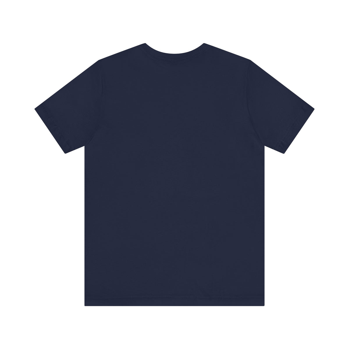 Romania flag T-shirt by Printify featuring a minimal waving tricolor design, casual cotton T-shirt for everyday wear.