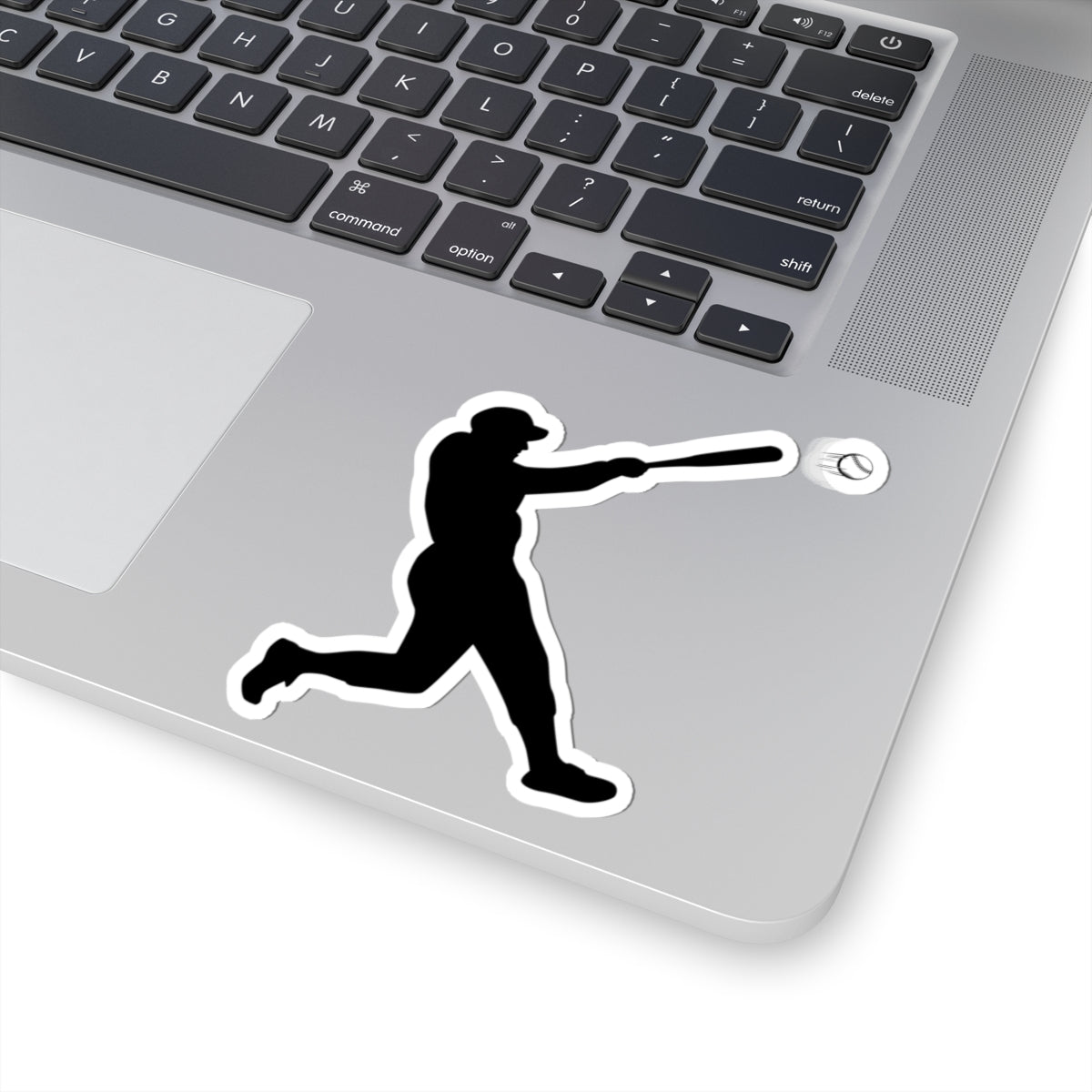 Baseball Player Kiss-Cut Stickers | Sports Decor, Laptop Stickers, Gift for Baseball Fans, Sports Enthusiast Accessories - TRV