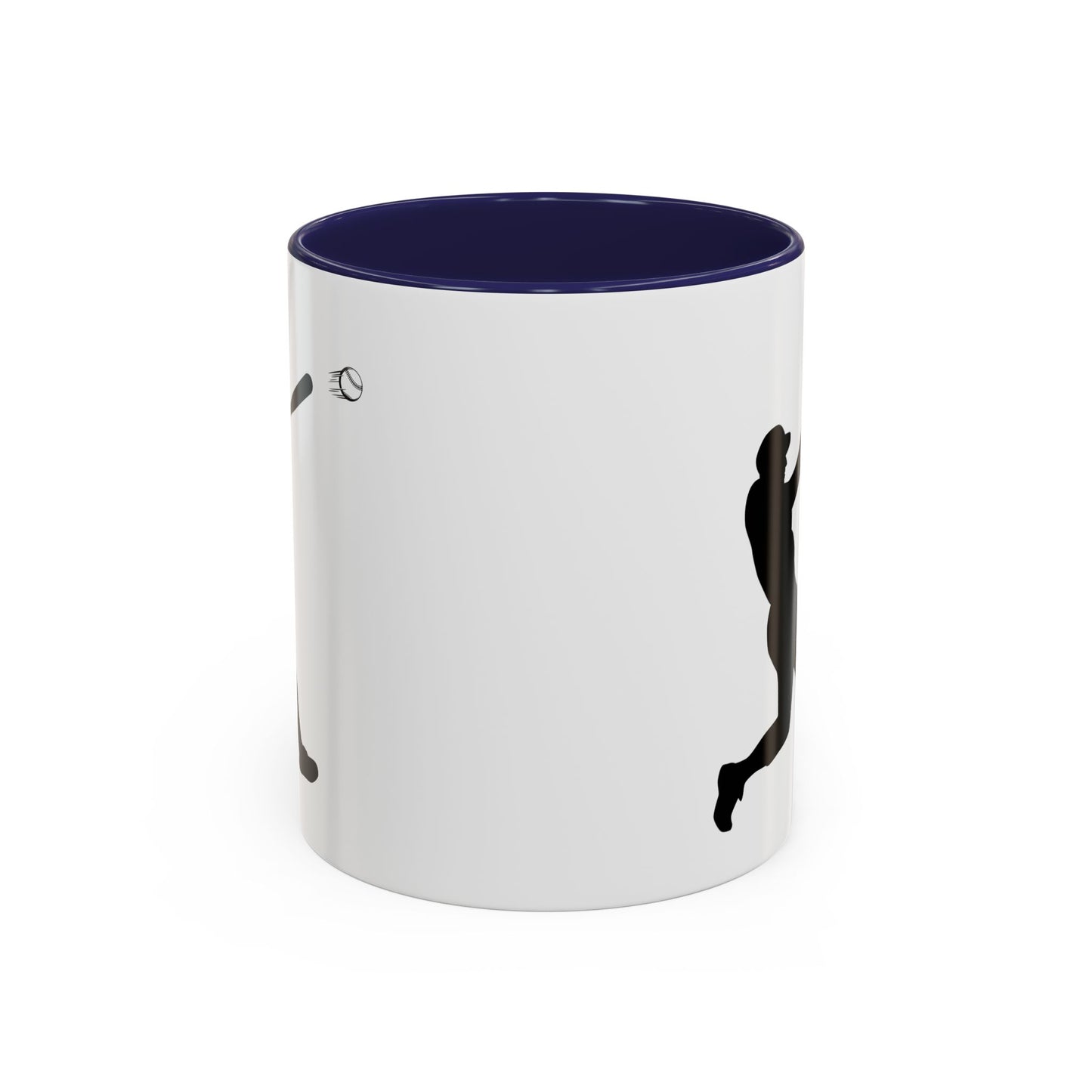 Baseball Player Accent Coffee Mug, Sports Gift, Baseball Lover Mug, Unique Coffee Cup, Personalized Sports Mug - TRV