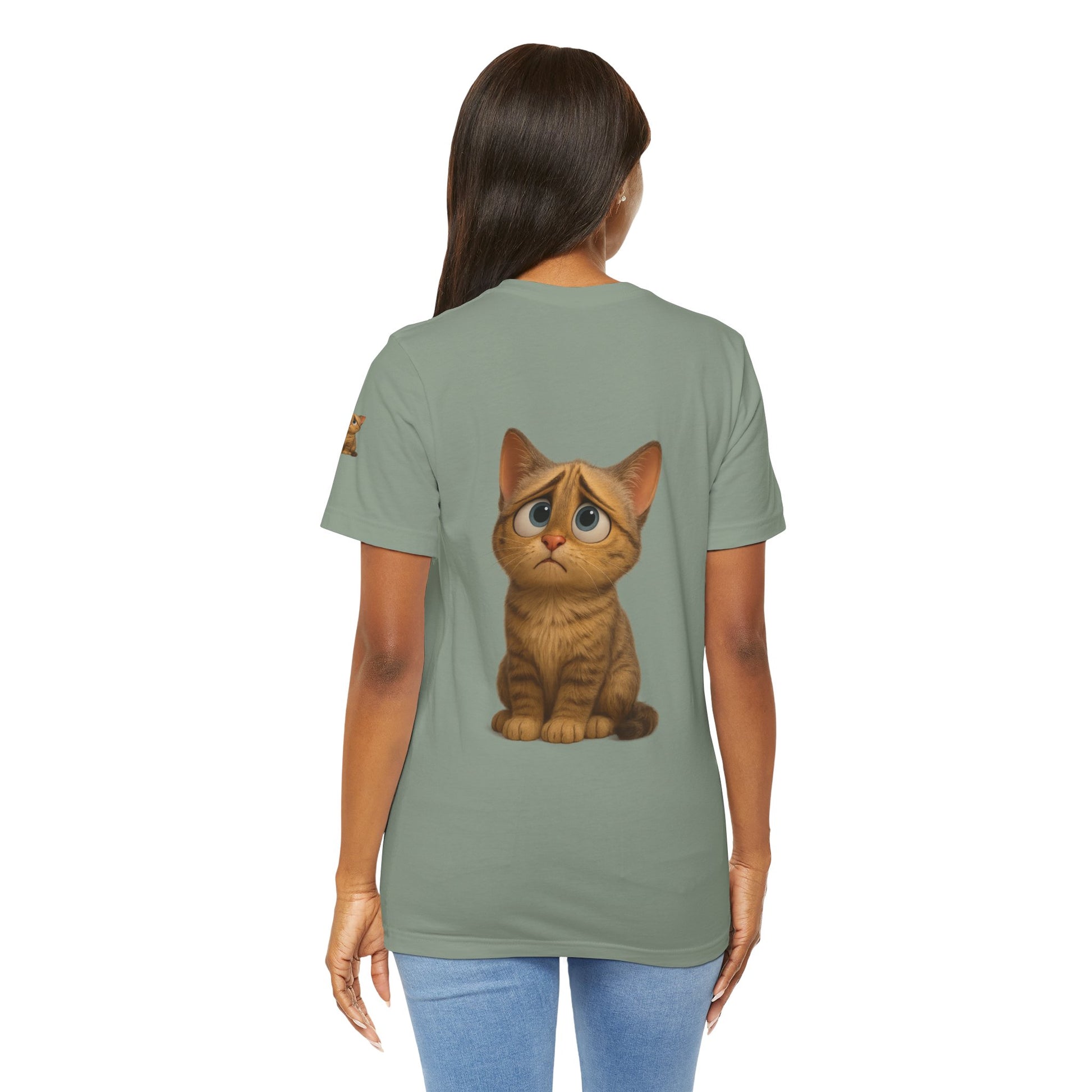 Adorable Cat Graphic Tee, Cute Pet Lover Shirt, Animal Lover Gift, Funny Cat Apparel, Birthday, Christmas, Everyday Use - TRV