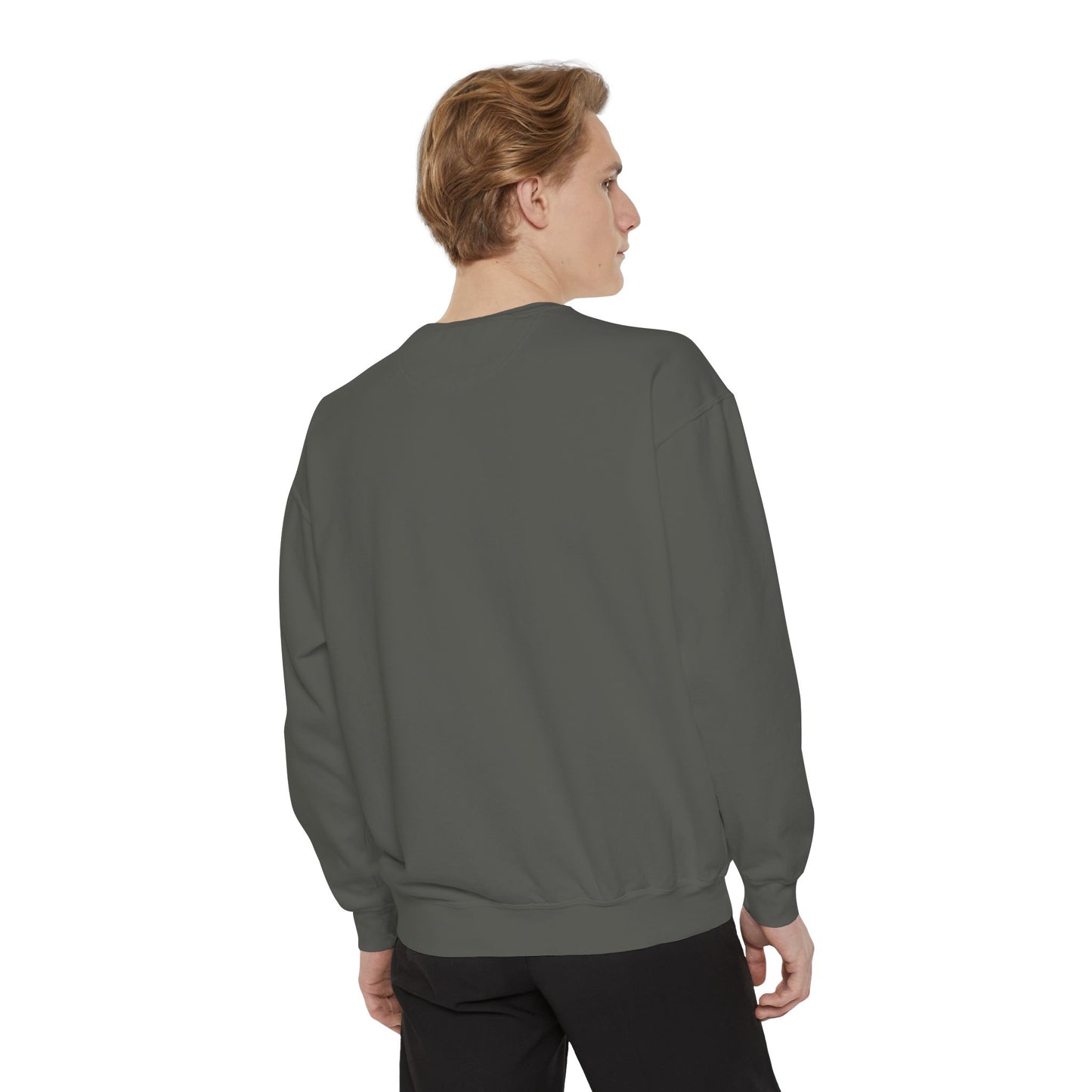 Minimalist Unisex Sweatshirt with Hand Design - Cozy & Stylish