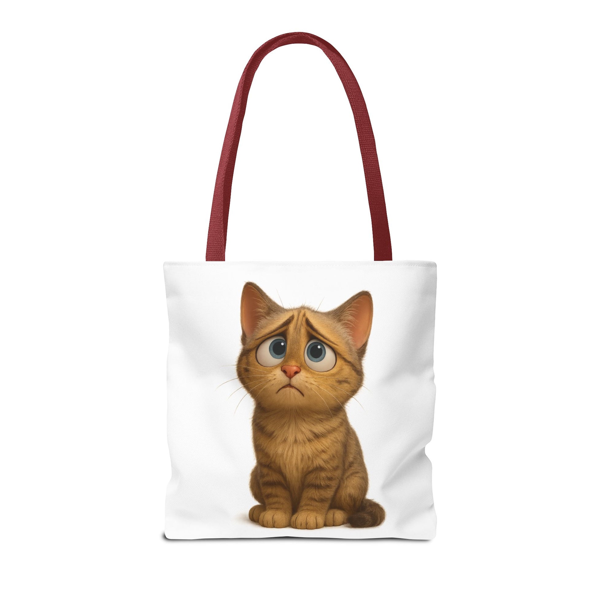 Cute Cat Tote Bag, Animal Lover Gift, Shopping Tote, Reusable Bag, Cute Merchandise, Eco-Friendly Gift - TRV