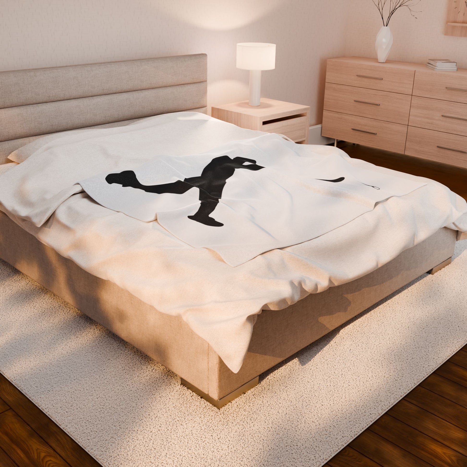 Baseball Velveteen Plush Blanket, Cozy Sports Throw, Soft Blanket for Fans, Great Gift for Baseball Lovers, Home Decor - TRV