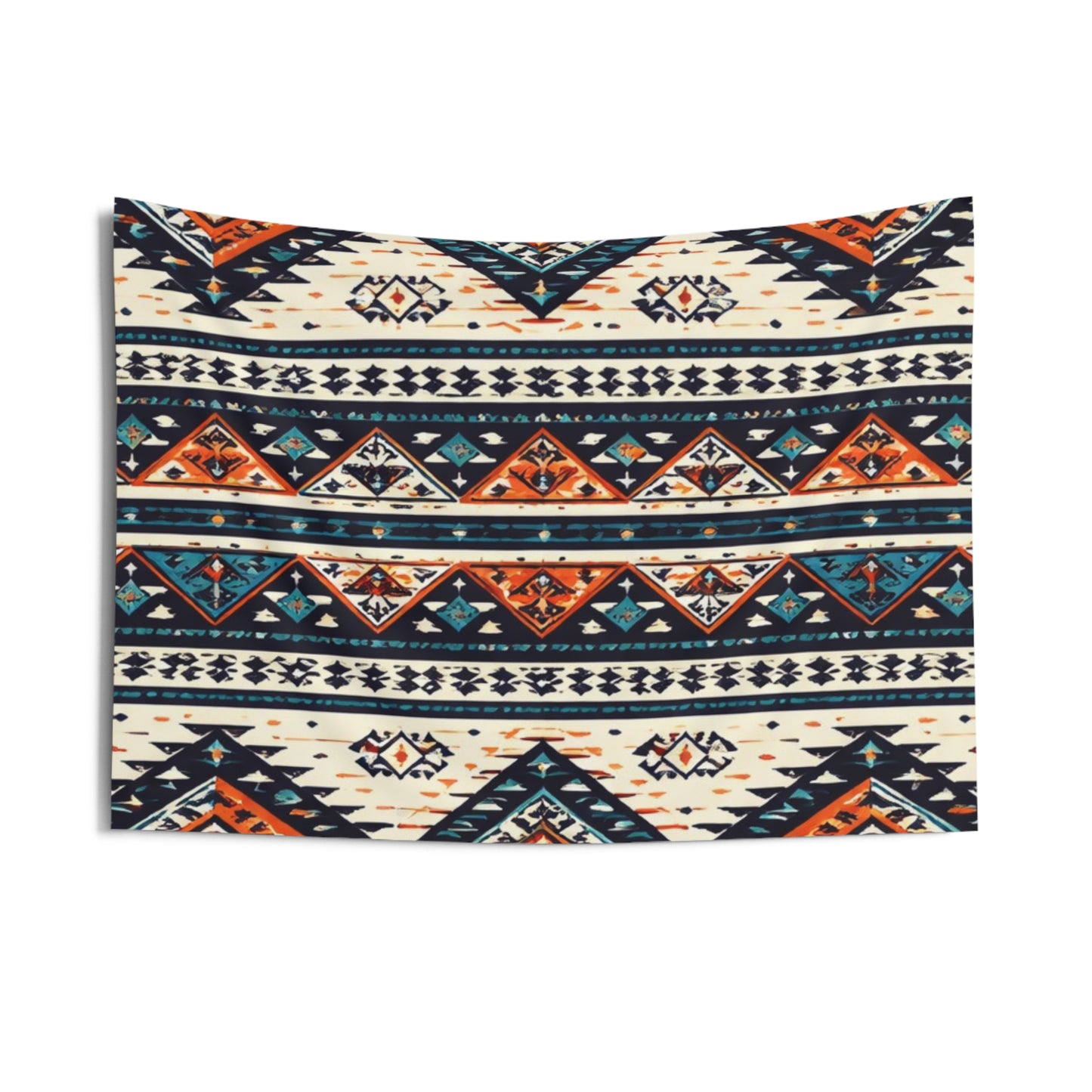Southwestern Geometric Tapestry — Boho Tribal Wall Hanging