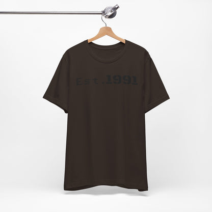 Unisex Vintage Est. 1991 Tee - Perfect Gift for Birthdays, Anniversaries, Throwback Fashion, Casual Wear, Milestone Celebrations
