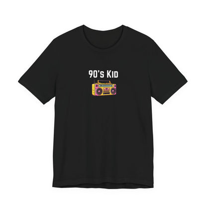 Retro Boombox Tee — 90s Kid Graphic T-Shirt