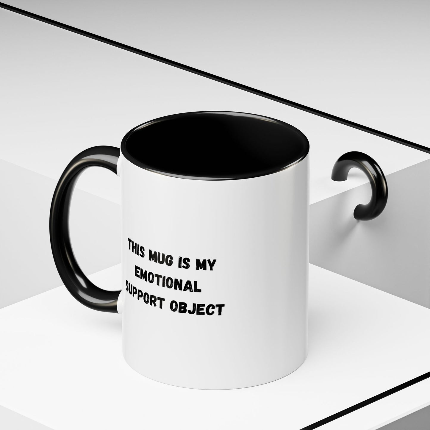 Emotional Support Coffee Mug, Funny Gift for Coffee Lovers, Unique Office Mug, Self-Care Gift, Cute Ceramic Mug