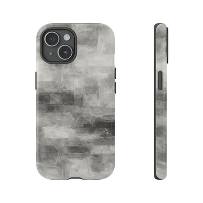 Stylish Phone Case for Tough Protection, Marble Grey Design, Customizable Gift for Her, Unisex Mobile Accessory, Birthday Present, [...] - TRV