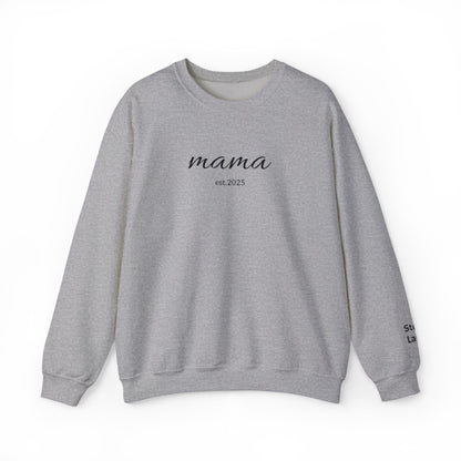 mama sweatshirt | simple script mom pullover - TRV