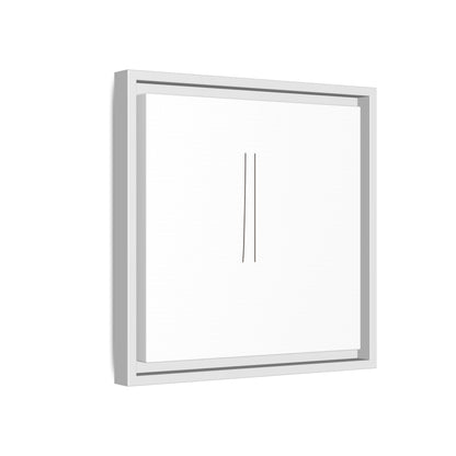 Minimal Line Art | Matte Canvas Framed