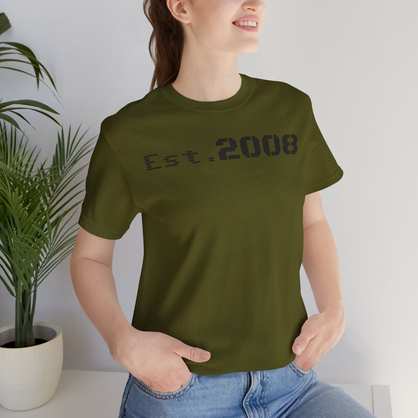 Est. 2008 Unisex Tee, Cool Vintage T-Shirt, Casual Gift, Birthday Apparel, Nostalgic Fashion