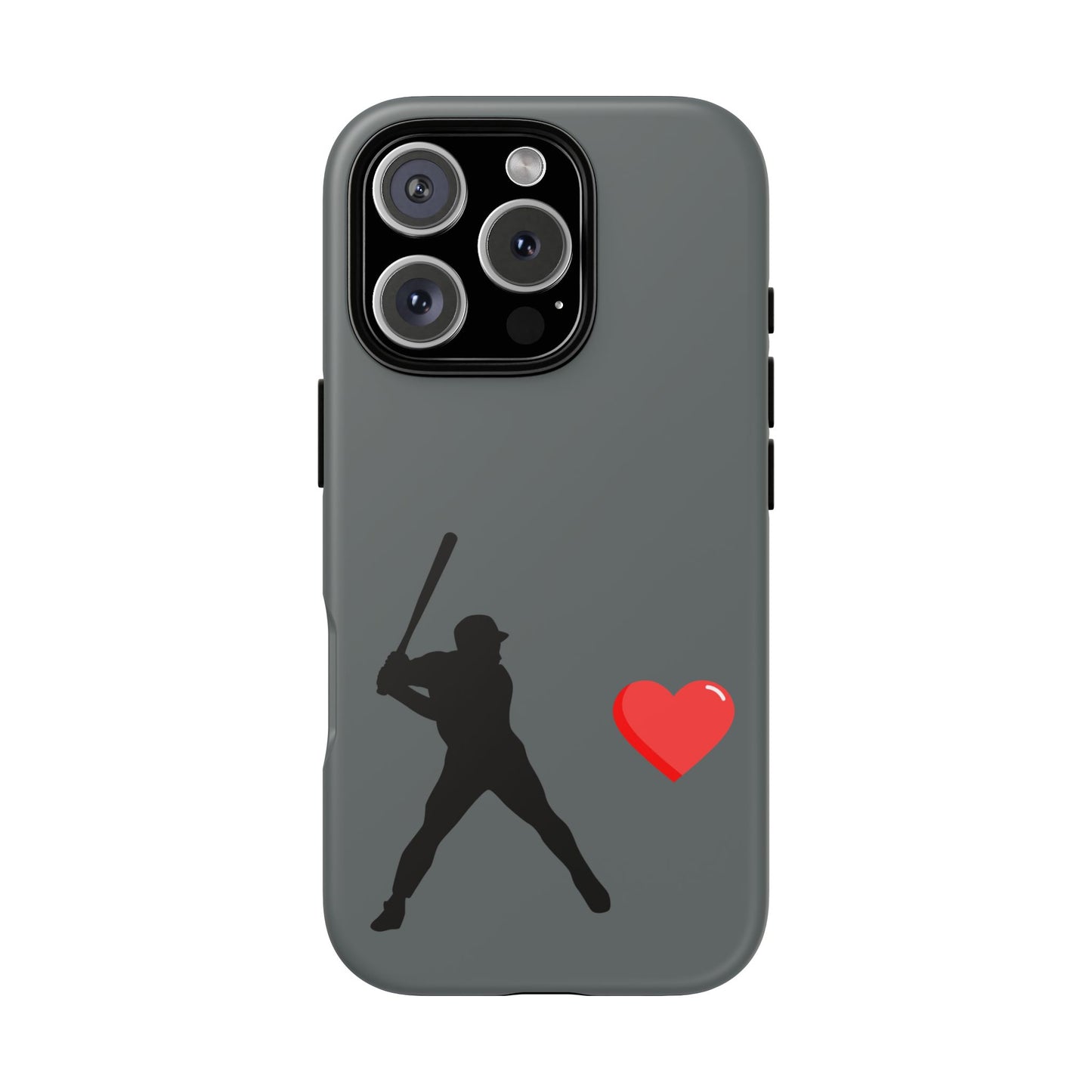 Printify Baseball Love phone case featuring a sports-themed design, perfect for sports lovers and Father's Day gift.