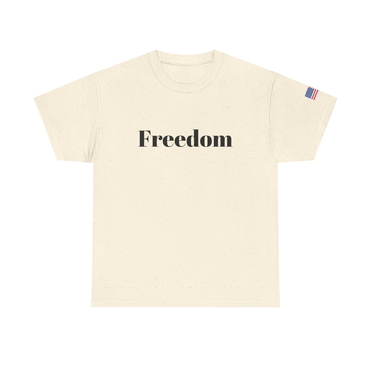 Freedom script tee | T-Shirt, American flag sleeve - TRV