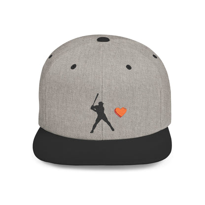 Baseball Love Snapback Hat | Gift for Sports Fans, Casual Wear, Team Spirit, Father's Day, Birthday, Outdoor Activities - TRV