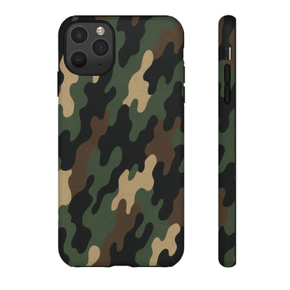 Camouflage Phone Case, Tough Cases, Military Style, Unique Phone Accessories, Gift for Him, Durable Phone Cover - TRV