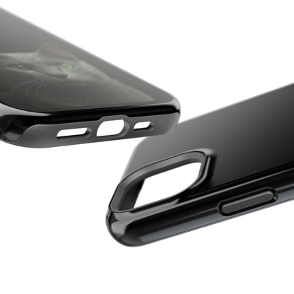 Russian Blue Cat Phone Case — Magnetic Impact-Resistant iPhone Cover