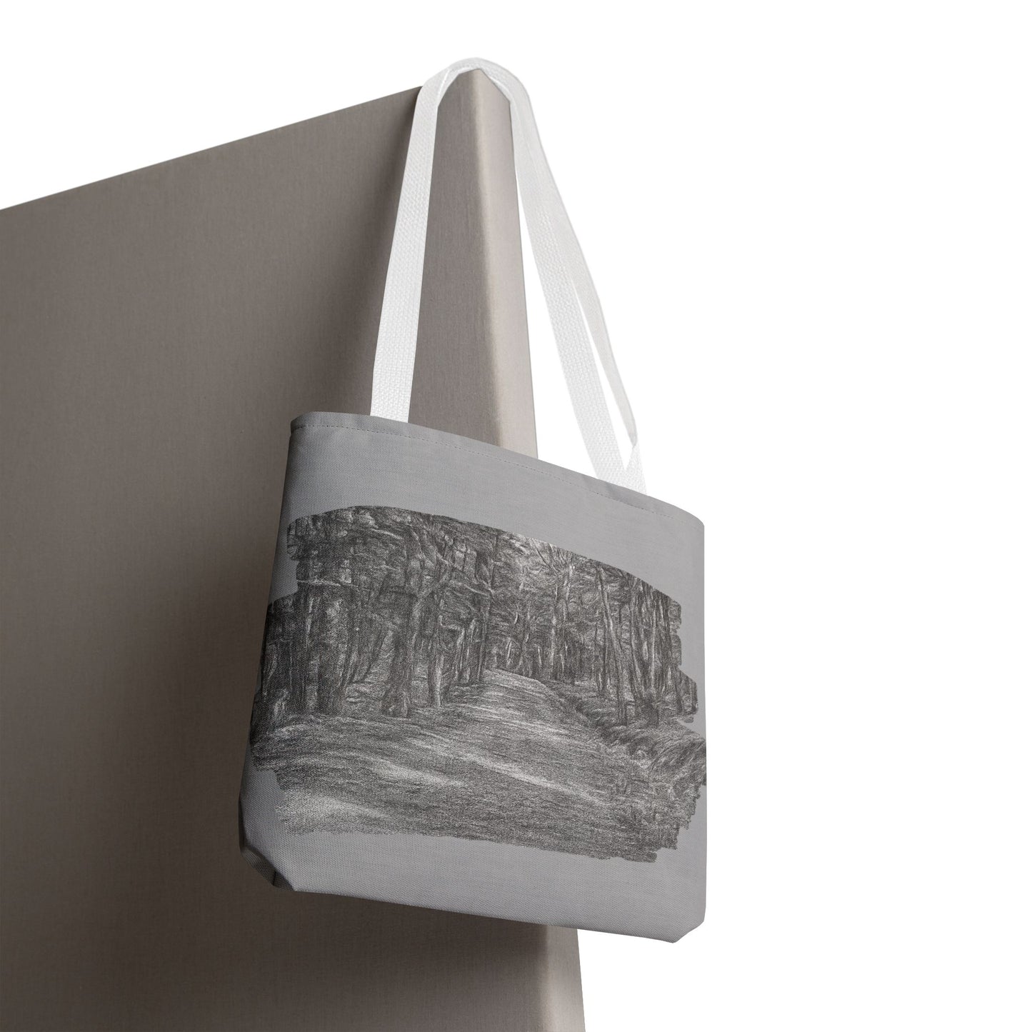 Scenic Path Tote Bag, Reversible Tote, Eco-Friendly Shopper, Outdoor Adventure Bag, Gift for Nature Lovers, Stylish Carryall - TRV