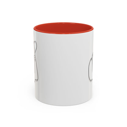 K-Pop Accent Mug - Love Gesture Design (11oz, 15oz), Korean Pop Coffee Cup, K-Pop Lover Gift, Cute Drinkware, Unique Mug