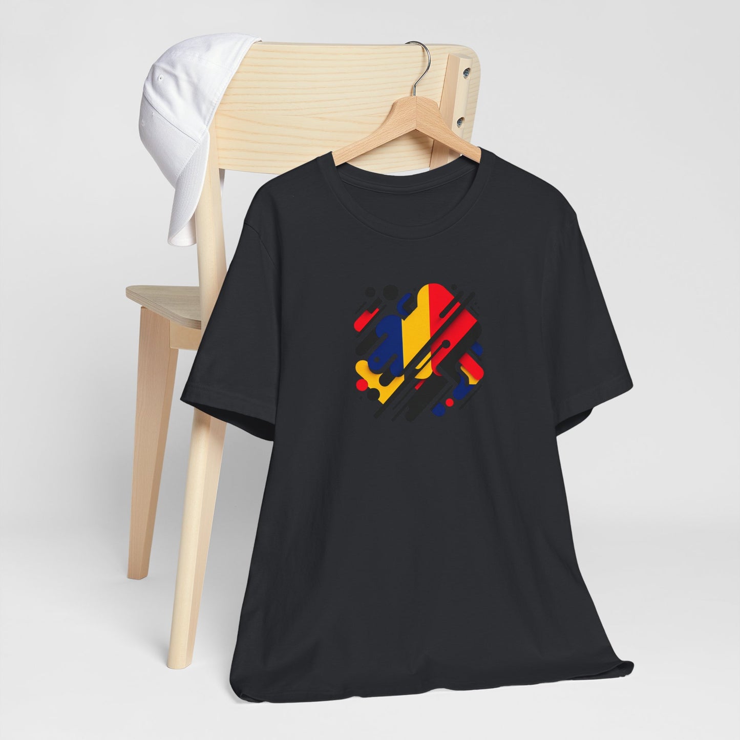 Artistic Heart Unisex Jersey Tee - Vibrant Graphic Tee, Casual Wear, Gift for Art Lovers, Birthday Surprise, Everyday Comfort - TRV
