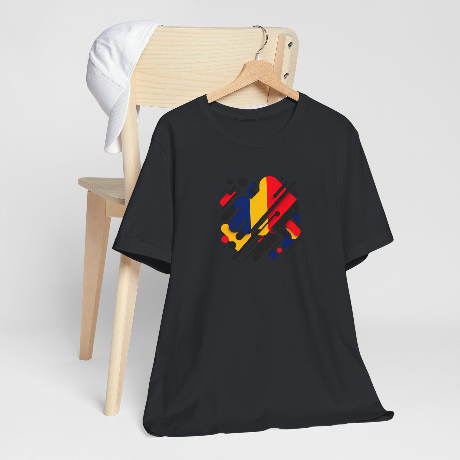 Artistic Heart Unisex Jersey Tee - Vibrant Graphic Tee, Casual Wear, Gift for Art Lovers, Birthday Surprise, Everyday Comfort - TRV