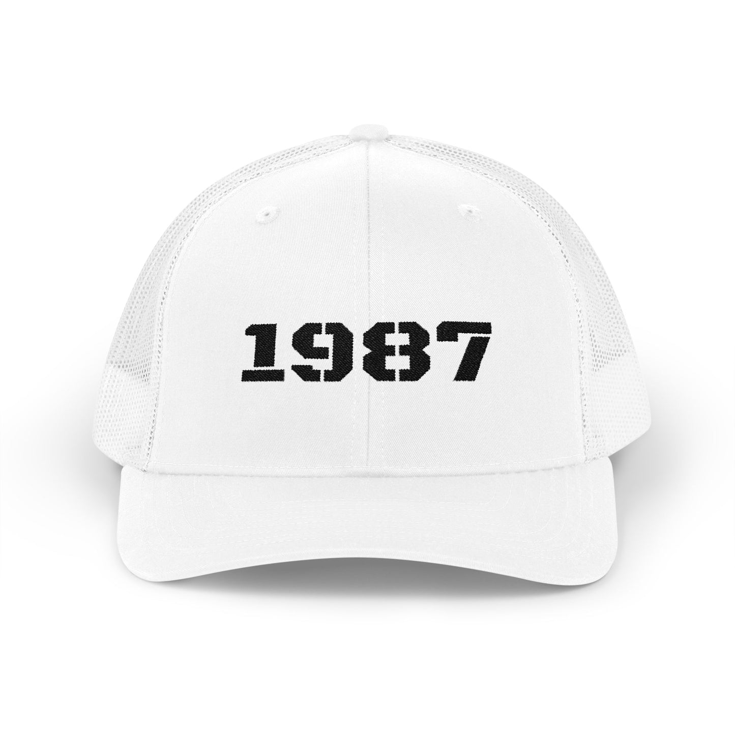 Vintage 1987 Snapback Trucker Cap | Retro Cap for Men & Women | Perfect Gift for Birthdays, Anniversaries, Casual Wear - TRV