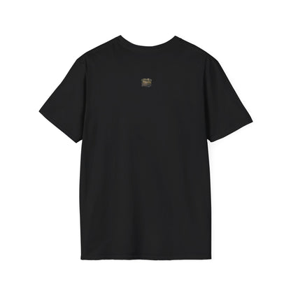 Vintage forest landscape T-shirt from Printify featuring a nature pathway design on soft cotton fabric.