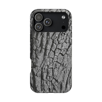 Bark Texture Magnetic Impact Phone Case