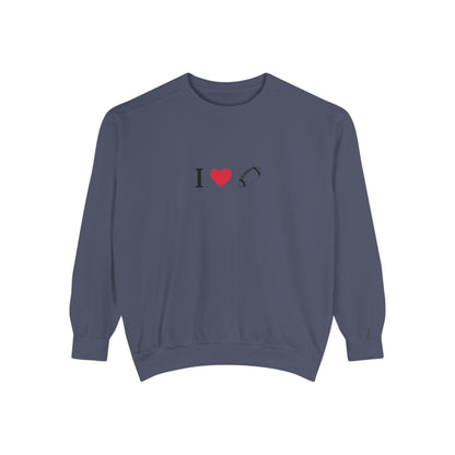 Unisex Sweatshirt, I love Football, Cozy, Perfect for Everyday Wear, Gift Idea for Friends, Couples, and Special Occasions - TRV