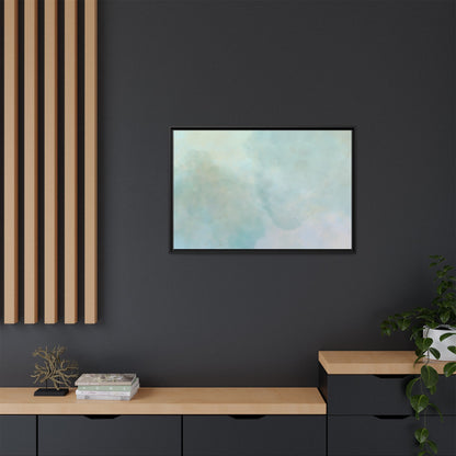 Soft Abstract Pastel Watercolor Matte Canvas