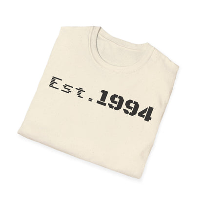Est. 1994 Unisex Softstyle T-Shirt, Vintage Tee for Birthdays, Retro Gift, Casual Wear, Trendy Soft Shirt