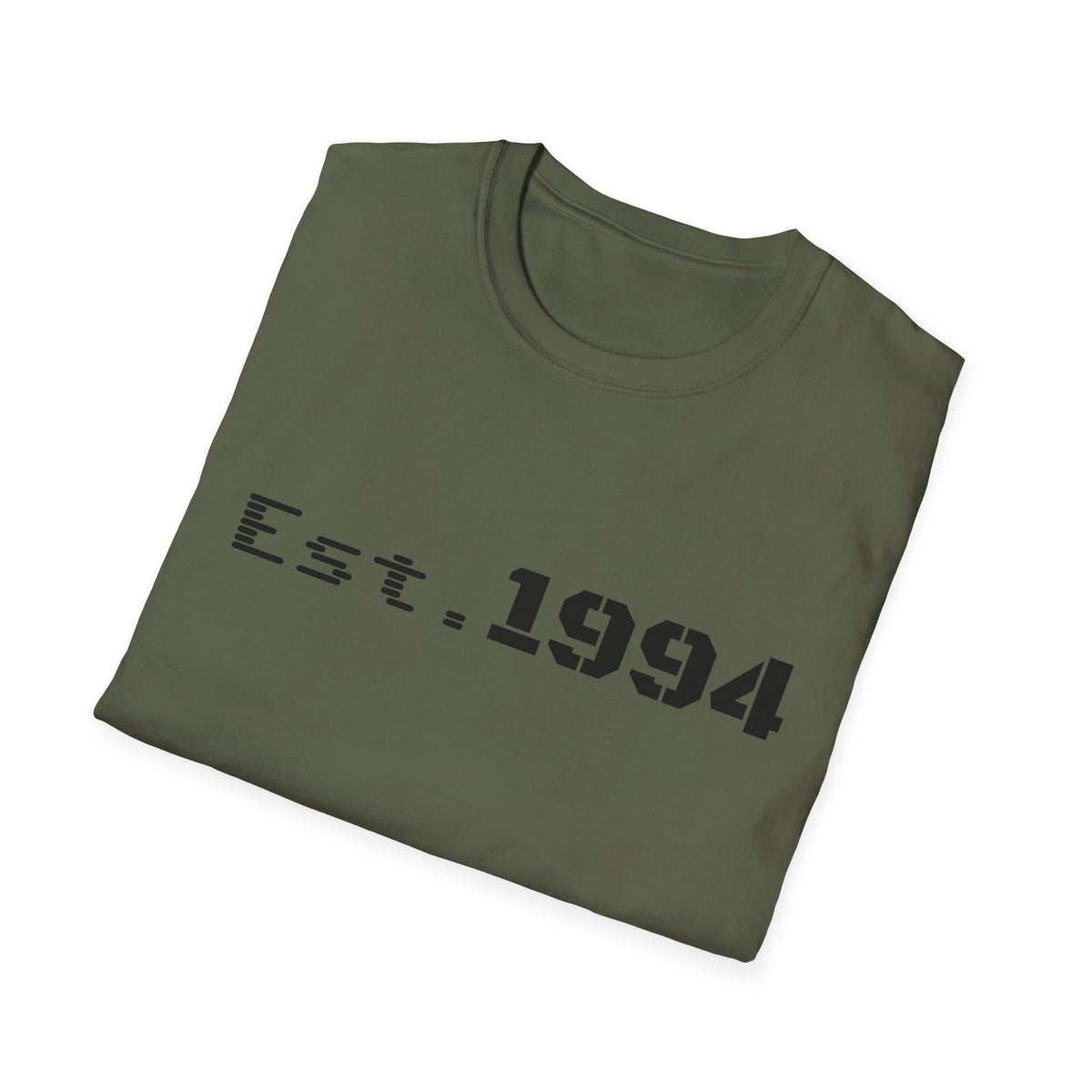Vintage 1994 Est. graphic T-shirt by Printify featuring a retro born in 1994 design on cotton fabric.