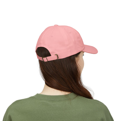 Dad Cap — "My anxiety has anxiety" Embroidered White Baseball Hat