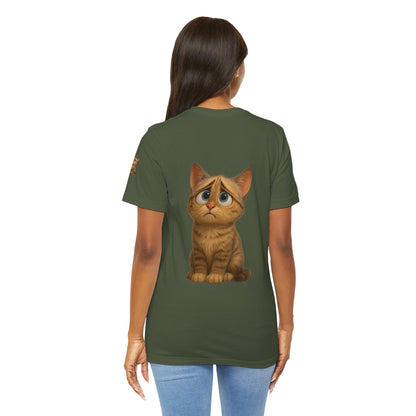 Adorable Cat Graphic Tee, Cute Pet Lover Shirt, Animal Lover Gift, Funny Cat Apparel, Birthday, Christmas, Everyday Use - TRV
