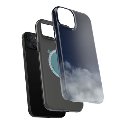 Night Sky Magnetic Impact-Resistant Phone Case — Foggy Cloud Design