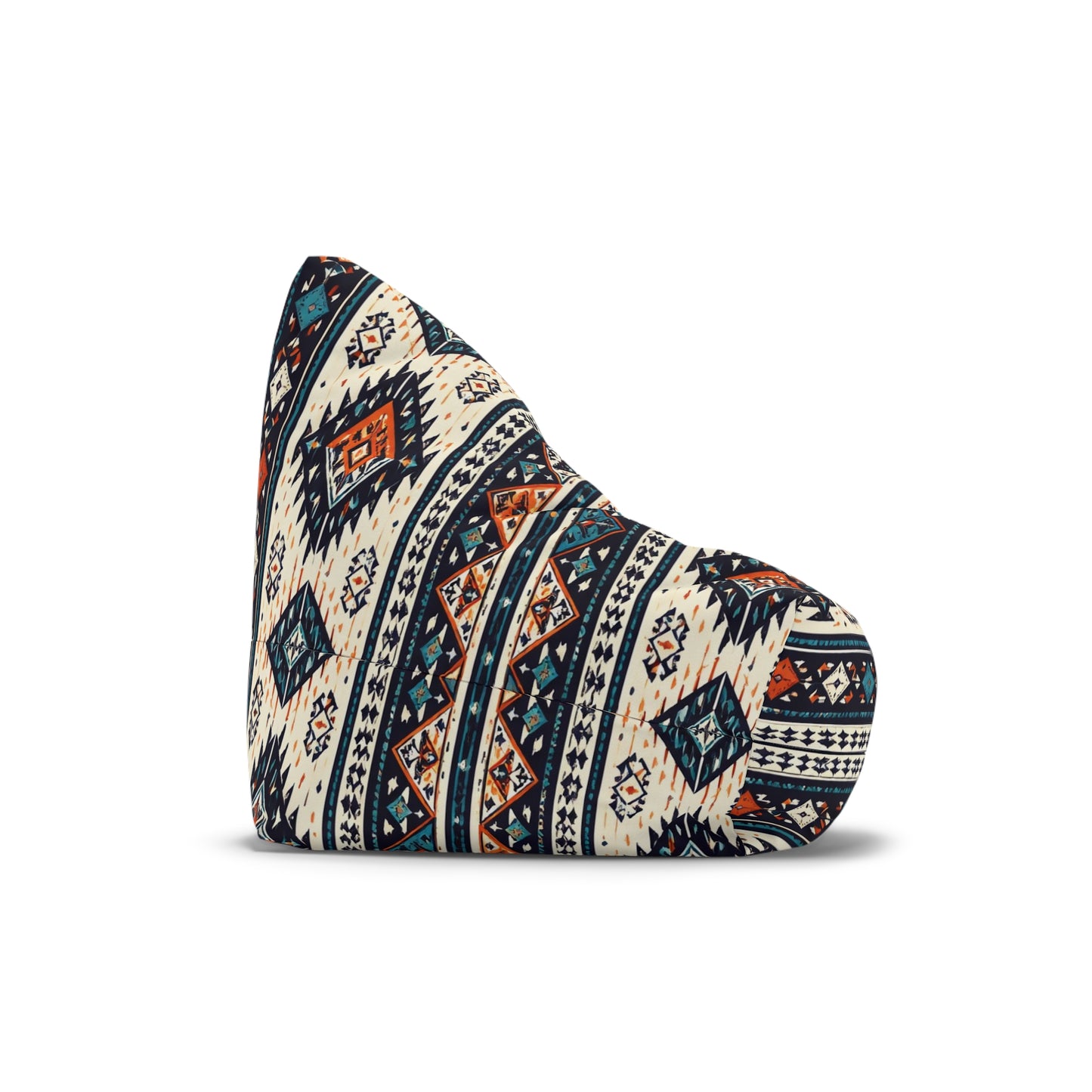 Southwestern Aztec Pattern Bean Bag Chair Cover | Tribal Geometric Boho