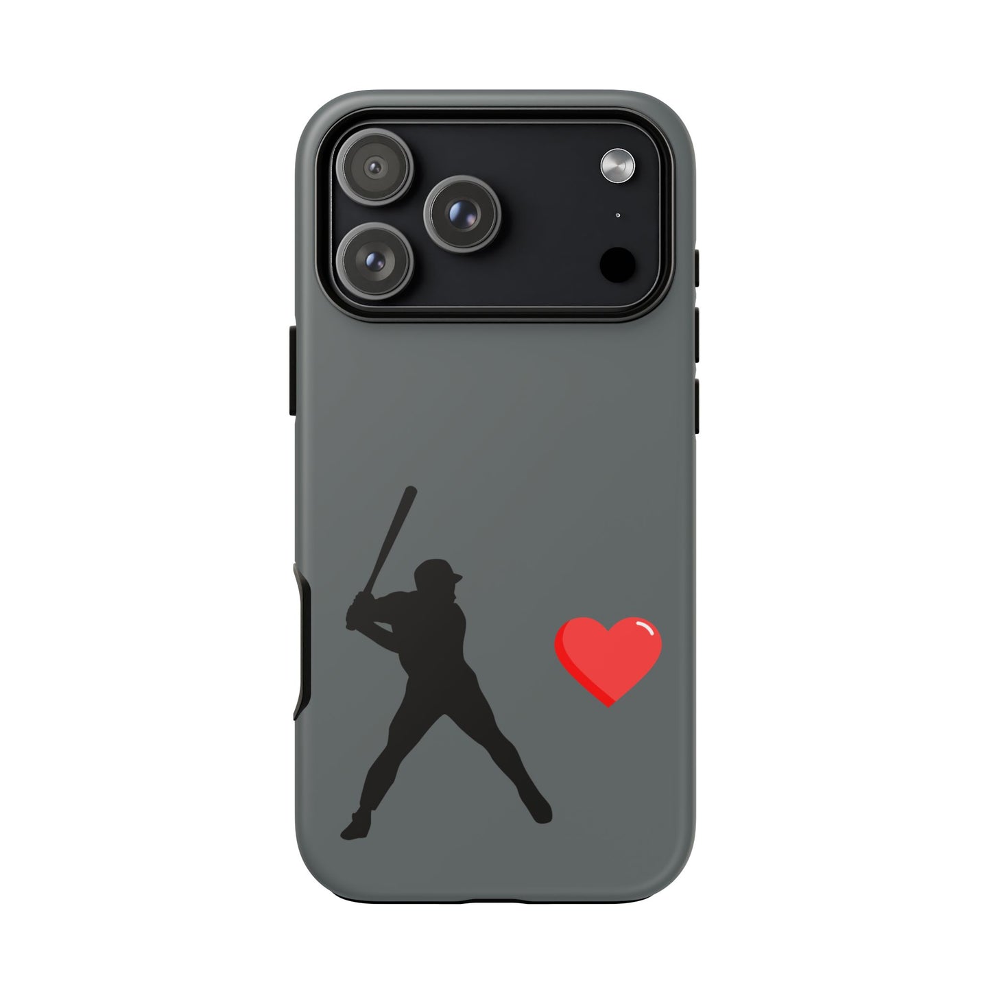 Printify Baseball Love phone case featuring a sports-themed design, perfect for sports lovers and Father's Day gift.