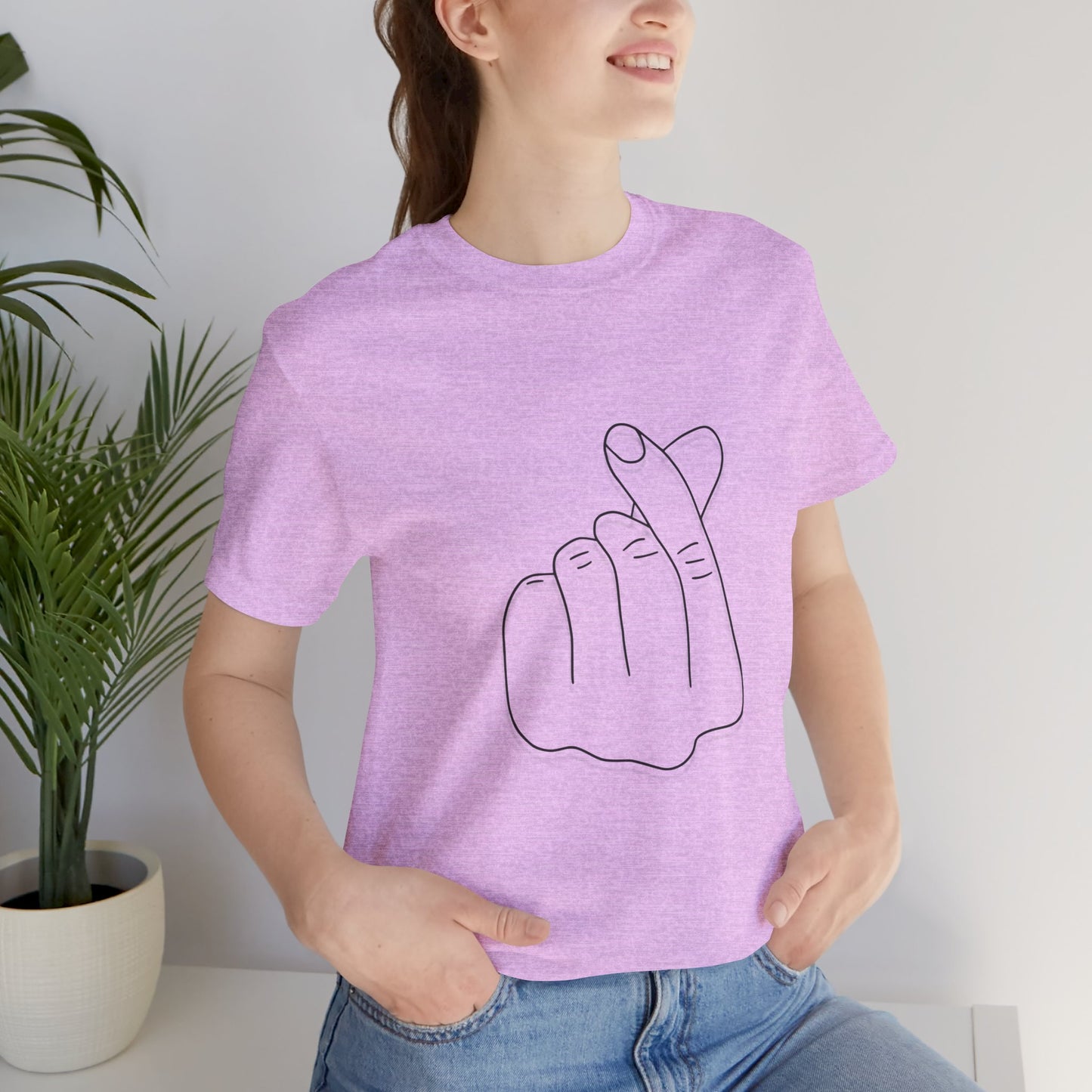 Minimalist Hand Sign Unisex Tee | Casual Everyday Wear | Perfect for Gift Givers
