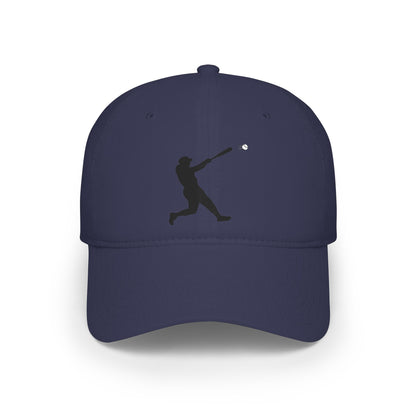 Silhouette Batter baseball cap by Printify, featuring a classic hat design with printed batter graphic on the front.